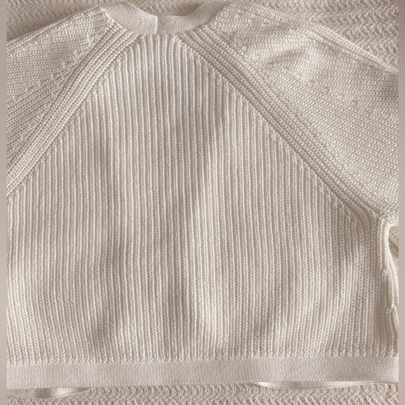 New! Banana Republic Thick 100% Cotton Cardigan, Iced Vanilla Ivory, Size XL - Picture 6 of 6